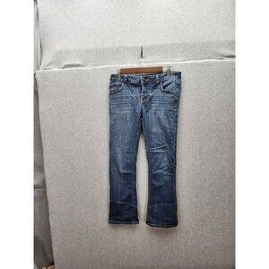 Vera Wang Simply Vera Womens Medium Blue Denim Jeans 6 Regular